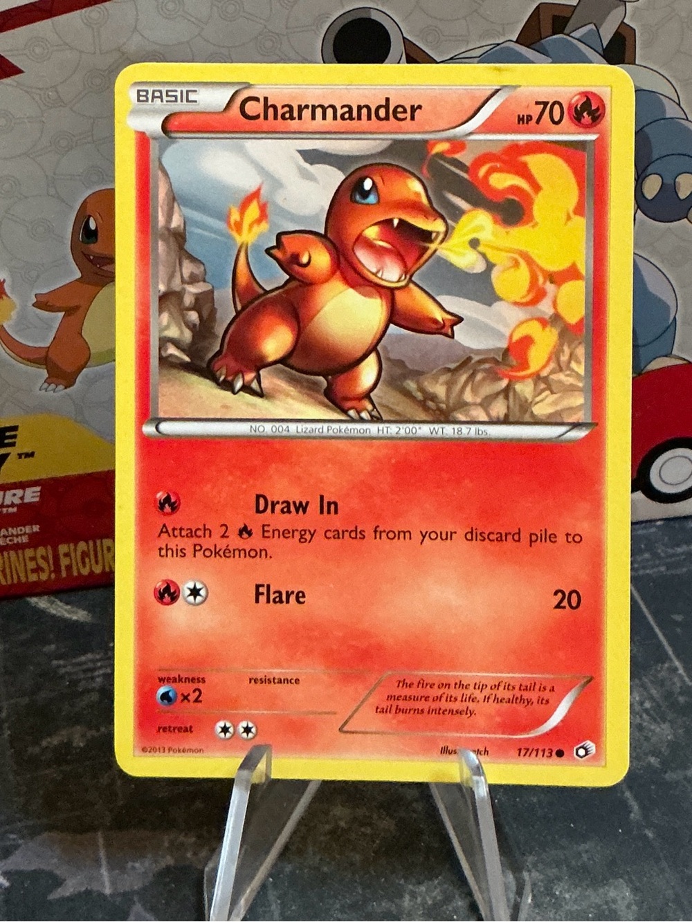 Charmander Legendary Treasures Vintage Collectible Card - XY